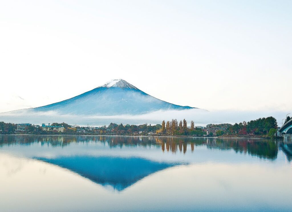 Mount Fuji view from Kawaguchiko