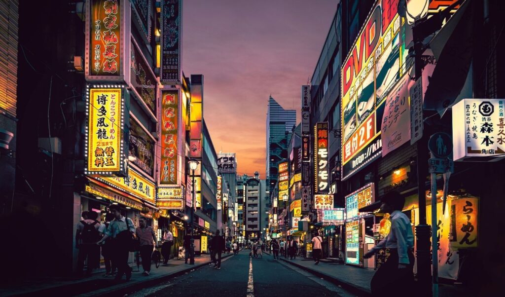 shibuya night street